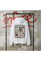 Unisex Oversized Ethnic Patterned Print Hoodie