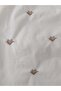 100% Cotton Tiny Figured Embroidered Ruffled Baby Duvet Cover Set - 4