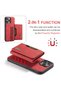 iPhone 13 Pro Max (6.7 Inch) Compatible 2-in-1 Detachable Wallet Card Holder Lux Leather Case - 7