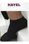3 Pairs of Men's Black Antiresit Navy Blue Towel Thermal Cotton Booties - 5