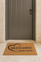 Velür Coco Textured Welcome Doormat for Front Door Outdoor 45X70Cm 27Ycm260119 - 2