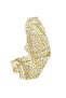 Girl's Yellow Floral Interlock Fabric Pajama Set - 5