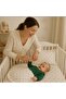 100% Cotton Tiny Figured Embroidered Ruffled Baby Duvet Cover Set - 2