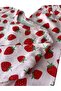 Girl's Pink Strawberry Cotton Pajama Set - 3