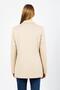 Women's Plush Belted Feather Jacket Stone - 7