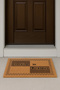 Velür Coco Textured Welcome Doormat for Front Door Outdoor 45X70Cm 27Ycm260127