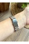 Round Classic Gold-Silver Inside Green Women's Wristwatch - 2
