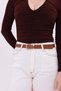 Classic Gold Buckle Women's Belt Trouser Belt Dress Belt Shirt Belt Jeans Belt Coat Belt