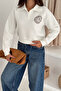Women's Printed Oversized Sweatshirt – Sporty Season 1992 - 4