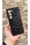 Samsung Galaxy A17 Compatible Zebra Patterned Silicone Shock-Absorbing Classic Protective Rubber Case