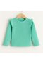 Girl's 3-Piece Long Sleeve Ribbed Bodysuit Set - Mint, Pink, Purple - Soft with Ruffle Detail - 3