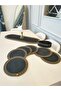 Jute, American Dinnerware Set, 6 Plates, 1 Bread Basket, 1 Runner, Plate Mat, Runner, Plate Set, Lux Presentation