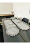Jute, American Dinnerware Set, 6 Plates, 1 Bread Basket, 1 Runner, Plate Mat, Runner, Plate Set, Lux Presentation - 5