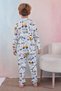 109 Boys' Long Sleeve Crew Neck Pajama Set-White - 6