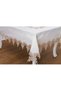 Lena French Embroidered Velvet Tablecloth 160*220 - 4