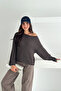 Women's Off-Shoulder Loose Knit Sweater – Soft Elegance - 5