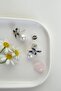 Zircon Stone Bow Model Pearl Earrings – Stylish and Long-Lasting Elegant Earrings - 5