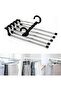 5-Piece Organizer Pants Hanger – Foldable Tie, Skirt, Shawl, Dress Hanger - 8