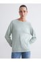 Rmz Gi̇yi̇m Farkiyla Zero Roba Collar Floral Women's Knitwear Sweater