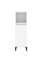 Bathroom Cabinet White 30x30x100 cm Engineered Wood - 6
