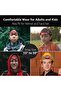 Headlamp LED, 6 Modes, Battery Powered, Waterproof IPX4 - Red - 6