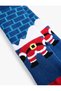 Santa Claus Detailed Cotton Towel Socks - 3