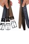 Genuine Leather Special Double-Sided 3.5 cm Men's Belt Black - Brown - 4