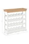 Wine Cabinet White 70x22.5x70.5 cm MDF - 3
