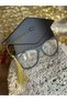 Graduation Glasses Design Party Accessory with Gold Tassels on Kep Hat Photo Glasses - 4