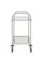 2-Tier Kitchen Trolley 95x45x83.5 cm Stainless Steel - 2