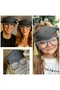 Graduation Glasses Design Party Accessory with Gold Tassels on Kep Hat Photo Glasses