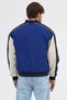Men's Color Block Coat Celos Sax Blue - 2