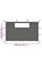 Gazebo Sidewalls with Windows 2 pcs Anthracite - 3