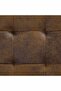 Storage Ottoman 87.5 cm Brown Faux Suede Leather - 5