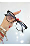 Pina |   Blue Light Protection Glasses Cateye Cat Slanted Model Optical Compatible Glasses Can Be Replaced - 2