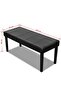 Black High Quality Artificial Leather Bench - 3