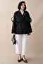 Kolu Epaulettes Black Short Coat - 5