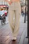 Girl's Cargo Pocket Detailed High Waist Wide Leg Jeans - 2