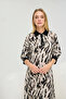 21261 Women's Shirt Collar Long Dress - 3