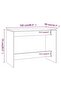 3 Piece Dining Set Concrete Grey Engineered Wood - 3