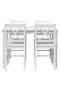 5 Piece Dining Set White - 4