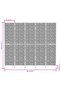 Room Divider 5-Panel 205x180 cm Water Hyacinth - 3