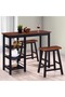 Bar Set 3 Pieces MDF Black