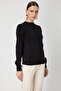 Braided Crew Neck Knit Sweater - 2