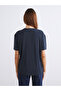 Crew Neck Modal Blended Women's T-Shirt - 6