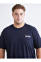 Vizyon New Season Large Size Printed Combed Cotton Men's T-Shirt - 2