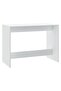 3 Piece Dining Set White Engineered Wood - 4