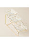 Shifaf 4-Piece Glass Bowl and 3-Tier Stand Set - 3