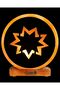 Himalayan Salt Lamp - 9 Pointed Star/Non-Angle Gh-Csl-054 - 3