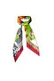 Nil Scarf Burgundy/Figure 70*70 cm Foulard Scarf - 4